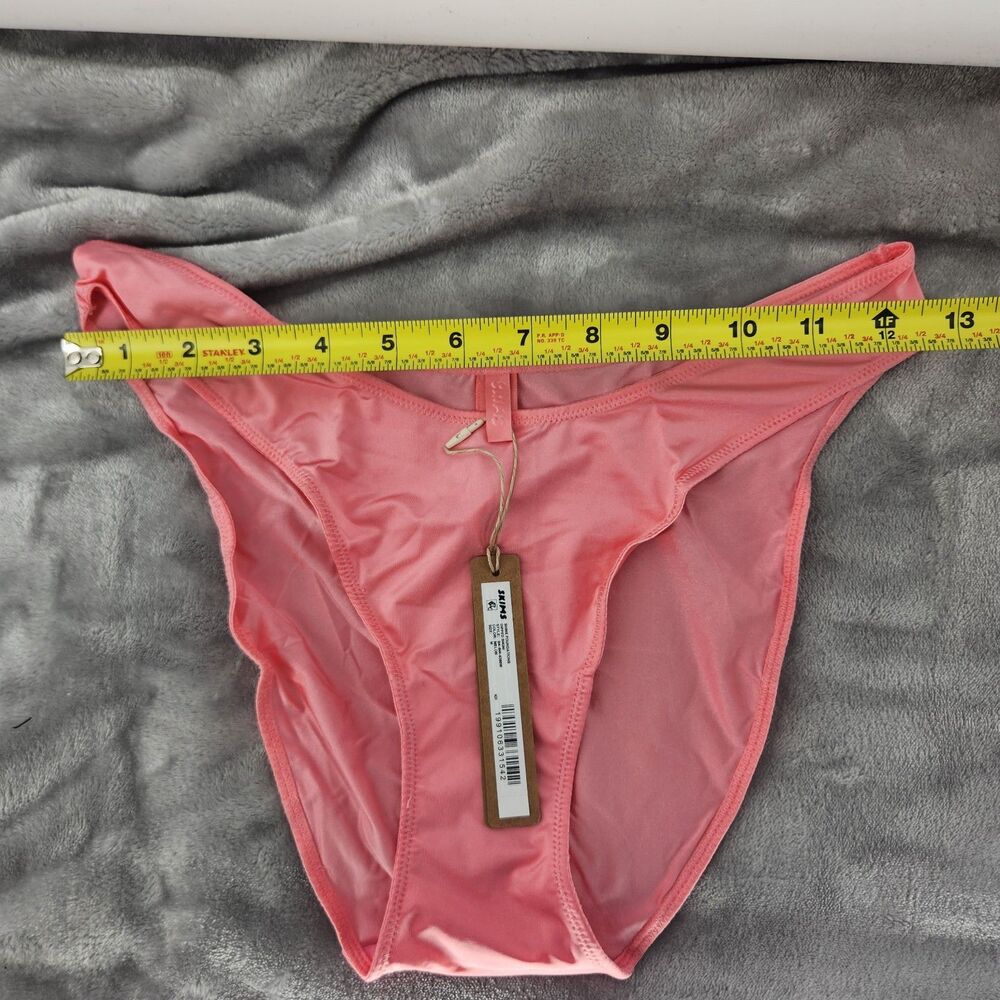 Skims Women's Medium Melon Pink Shine Foundations Dipped Bikini NWT - Picture 5 of 7